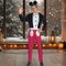 Mens Mickey Mouse Halloween Costume With Jacket Pants And Ears Headband 42–46